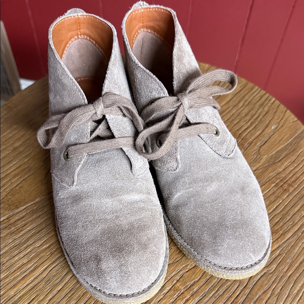 Lucky Brand Women’s Light Brown Suede Chukka Boots